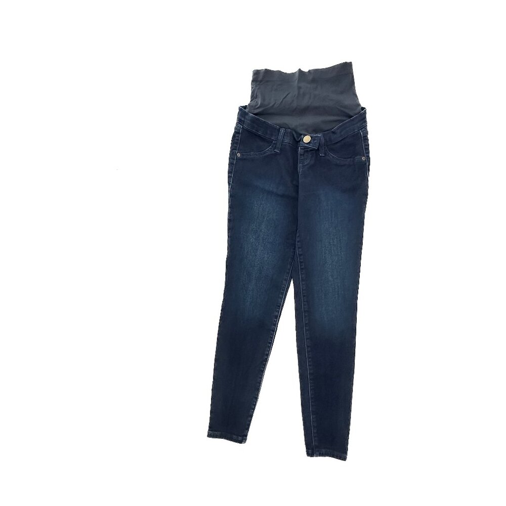 A Glow Maternity Jegging Women's size‎ 2 Dark Wash Blue Denim Jeans